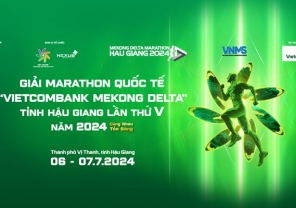 Giải Marathon Quốc tế "Vietcombank Mekong Delta" Hậu Giang 2024