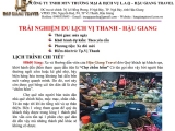 Chương trình Tour (nữa ngày): Chợ chồm hổm - Di tích Quốc gia đặc biệt Chiến thắng Chương Thiện - Vườn trái cây Bé Hai